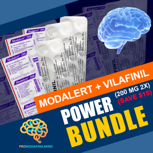 Modalert + Vilafinil (200 mg 2x) Power Bundle (Save $15)